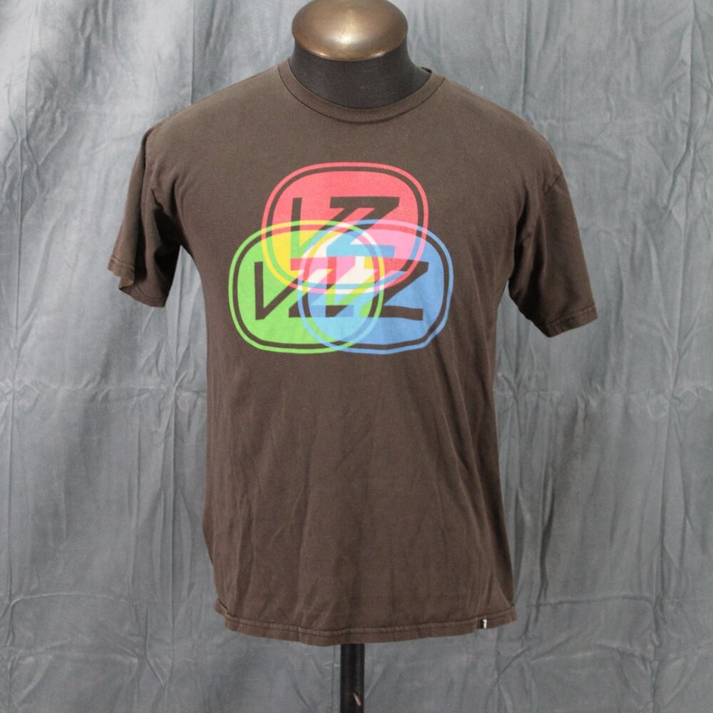 Retro Snowboard Shirt - Von Zipper 3D Graphic - Men's Small